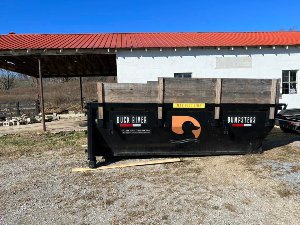 Duck River Dumpsters 20-yard dumpster